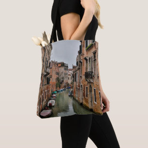 Bolsa Tote Edifícios ao longo dos canais de Veneza