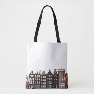 BOLSA TOTE EDIFÍCIOS COLORIDOS