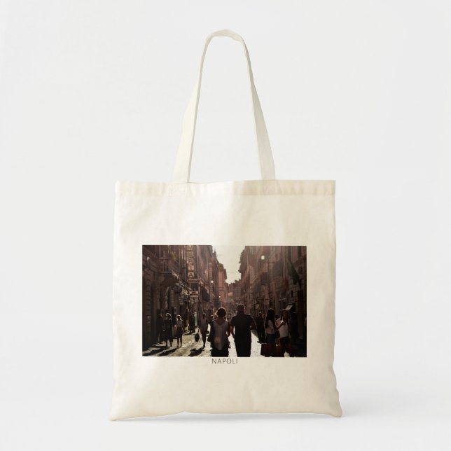 Bolsa Tote Edifícios de Nápoles (Nápoles) (Frente)