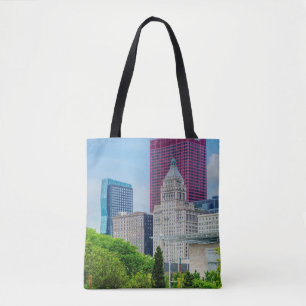 Bolsa Tote Edifícios Em Chicago