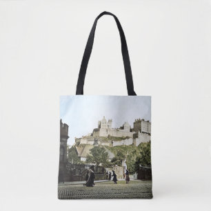 Bolsa Tote Edinburgh Castle Scotland 1910 Grassmarket