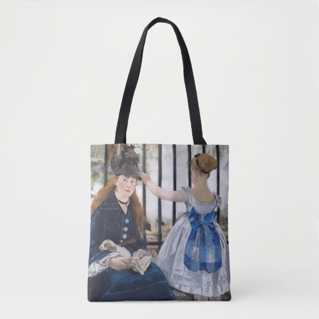 Bolsa Tote Edouard Manet - A Ferrovia (Frente)
