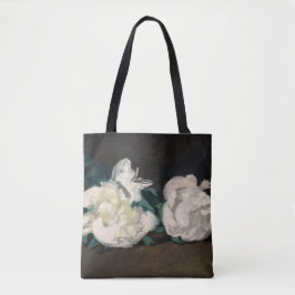 Bolsa Tote Edouard Manet - Ramo de Peônias Brancas, Tesoura d