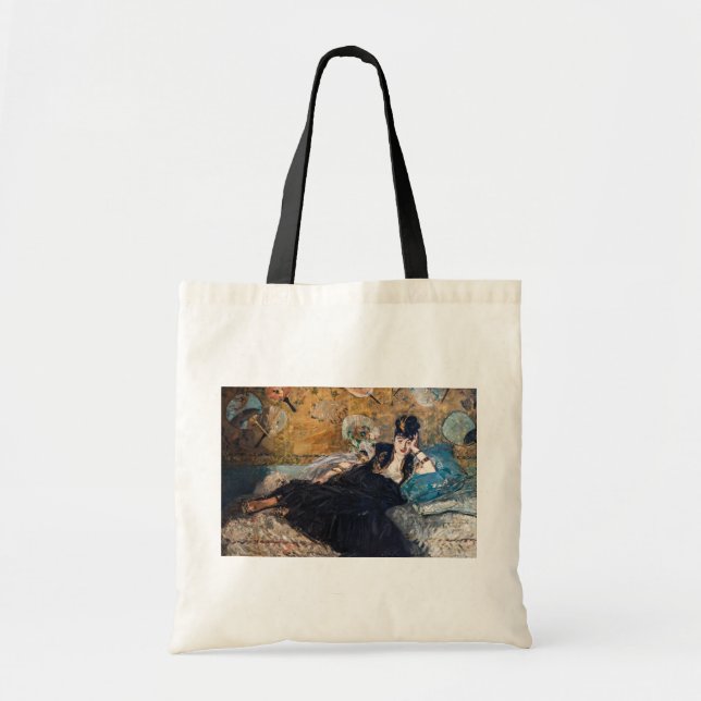 Bolsa Tote Edouard Manet - Senhora com Leques (Frente)