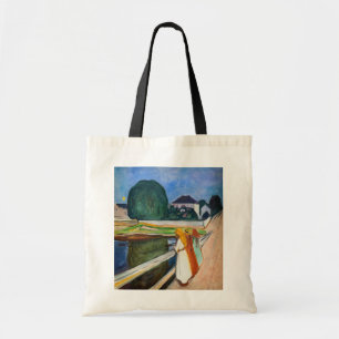 Bolsa Tote Edvard Munch - As Meninas na Noite Branca da Ponte