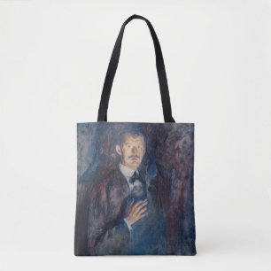 Bolsa Tote Edvard Munch - Autorretrato com Cigarro