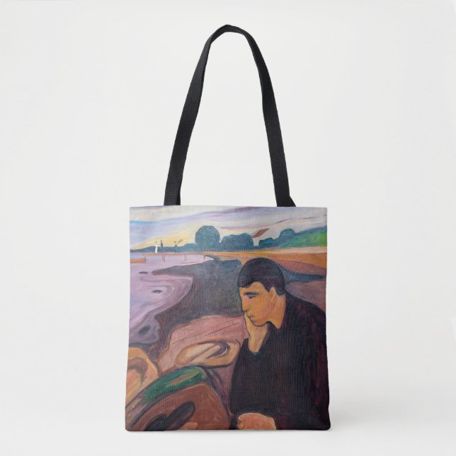 Bolsa Tote Edvard Munch - Melancholy 1894 (Frente)
