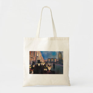 Bolsa Tote Edvard Munch - Noite em Karl Johan Street