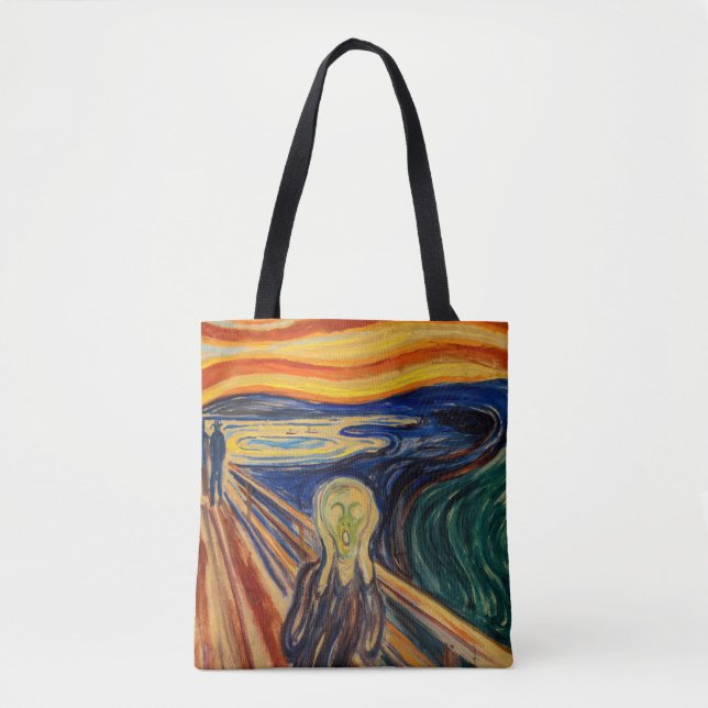 Bolsa Tote Edvard Munch - O Gritar 1910 (Frente)