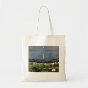 Bolsa Tote Edvard Munch Painting, Summer Night by Beach