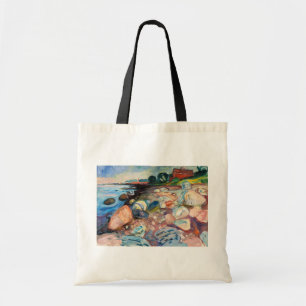 Bolsa Tote Edvard Munch - Shore com Casa Vermelha