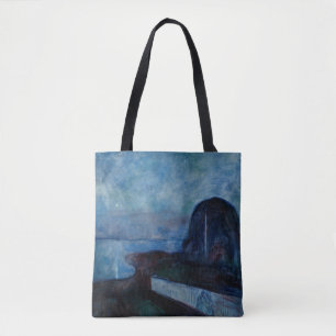 Bolsa Tote Edvard Munch - Starry Night 1893