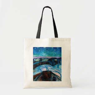 Bolsa Tote Edvard Munch - Starry Night 1922