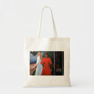 Bolsa Tote Edvard Munch - Vermelho e Branco