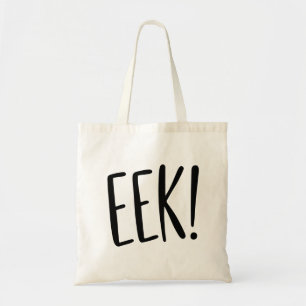 Bolsa Tote EEK! Divertido Halloween Assustador   Doce ou Trav