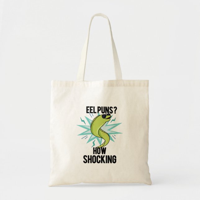 Bolsa Tote Eel Joga Como Um Animal Engraçado Chocante (Frente)