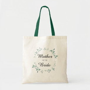 Bolsa Tote Efeito Botânico Teal Texturizado Mãe da Noiva