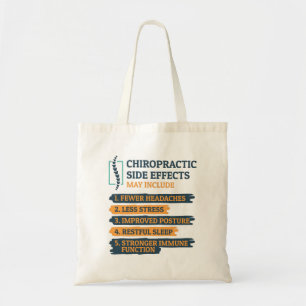 Bolsa Tote Efeitos Secundários Chiropractic Gag