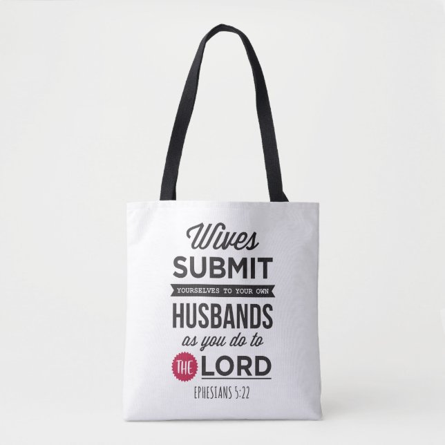 Bolsa Tote Efésios 5:22 (Frente)