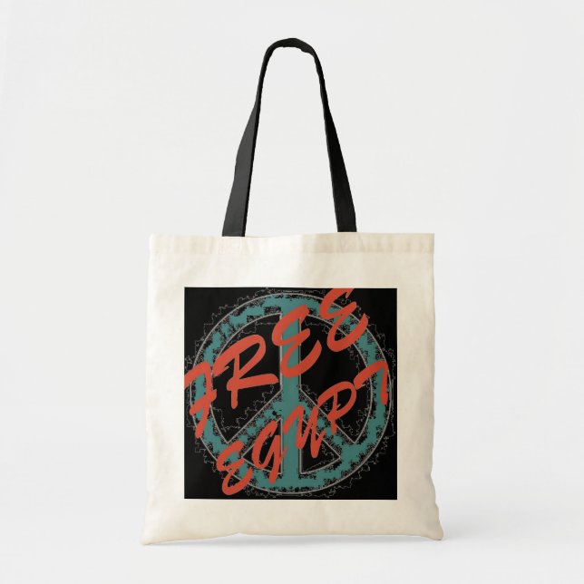 Bolsa Tote egito livre (Frente)