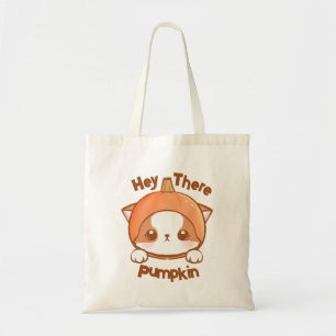 Bolsa Tote Ei, Abóbora Mochi Abóbora Kawaii 