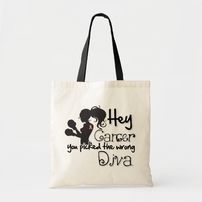 Bolsa Tote Ei Cancer Endometrial Que Você Pegou O Diva Errado (Frente)