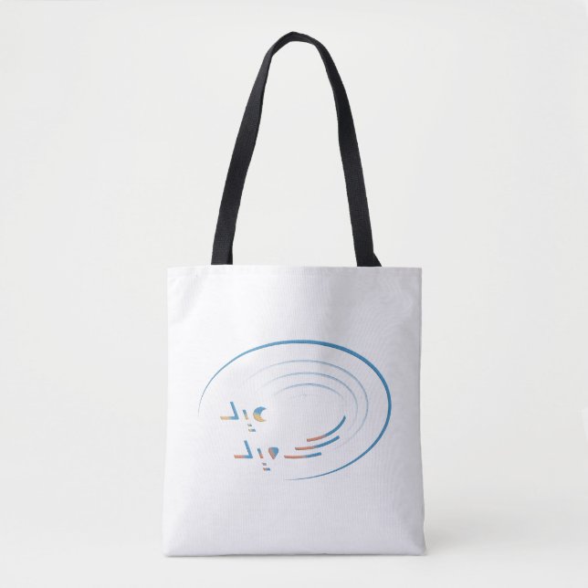 Bolsa Tote Eid, Espirais da Alegria (Frente)