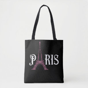 Bolsa Tote Eiffel Tower Women Love Paris França