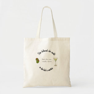 Bolsa Tote Ela acreditava que podia, então tinha um Martini