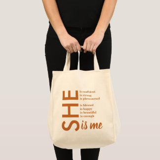 Bolsa Tote Ela É Confiante Forte Fenomenal Ela É Eu