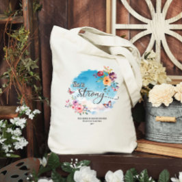 Bolsa Tote Ela É Uma Bíblia Personalizada De Domingo De Fé