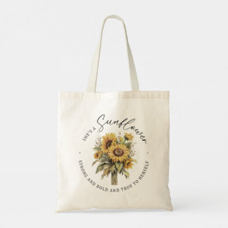 Bolsa Tote Ela é uma Boêmia Romântica Romântica de Girassol