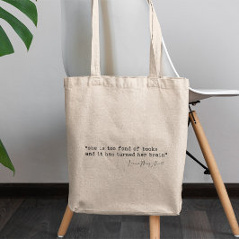 Bolsa Tote Ela gosta muito de livros. As mulheres falam.