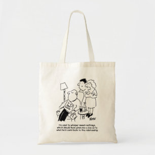 Bolsa Tote Ele costumava sussurrar "coisas doces"