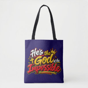 Bolsa Tote Ele é o Deus do possível
