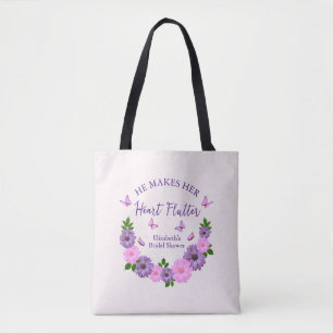 Bolsa Tote Ele Faz Seu Coração Bater Asa Bridal Shower