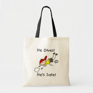 Bolsa Tote Ele Mergulha Ele Está Seguro Camisetas e Presentes
