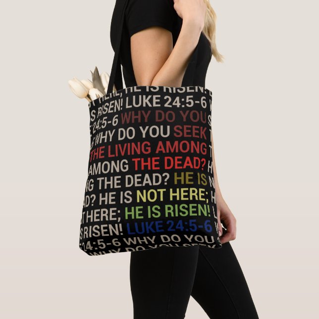 Bolsa Tote Ele Ressuscitou (Close Up)
