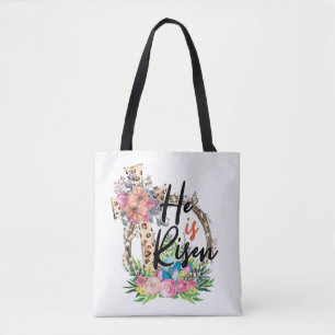 Bolsa Tote Ele ressuscitou páscoa cristã
