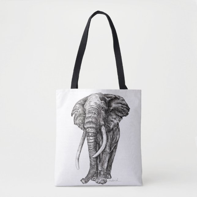 Bolsa Tote Elefante (Frente)
