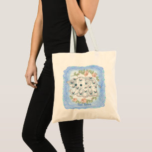 Bolsa tote Elefante Bebê Azul