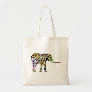 Bolsa Tote Elefante Colorido