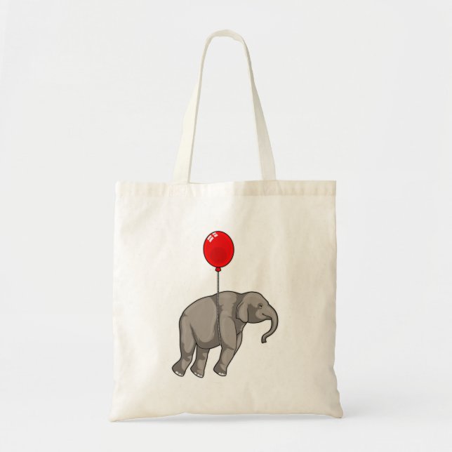 Bolsa Tote Elefante com balão (Frente)