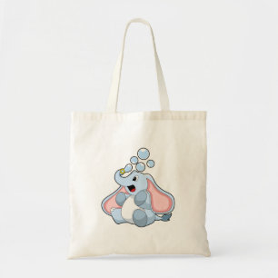 Bolsa Tote Elefante com bolhas de água