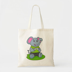 Bolsa Tote Elefante como Jogador