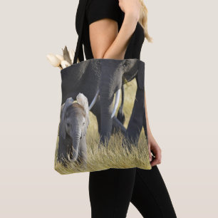 Bolsa Tote Elefante do bebê