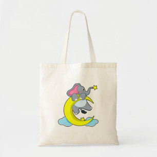 Bolsa Tote Elefante em Nuvens