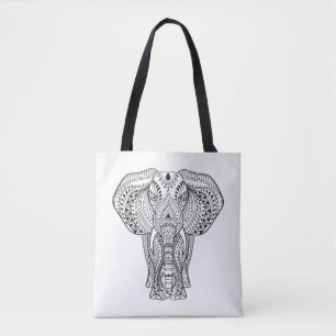 Bolsa Tote Elefante indiano étnico 2