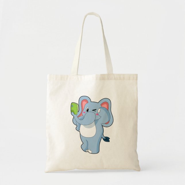 Bolsa Tote Elefante móvel (Frente)