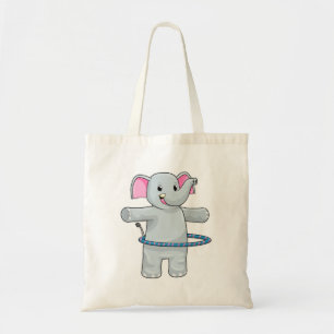 Bolsa Tote Elefante no Esporte com pneus de Malhação
